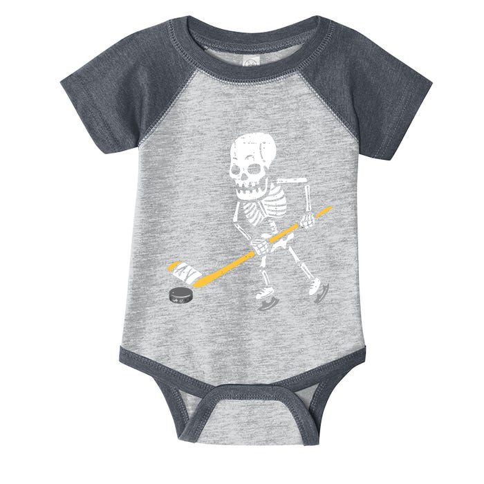 Skeleton Ice Hockey Halloween Costume Spor Boy Infant Baby Jersey Bodysuit