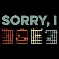 Sorry I-DGAF Hidden Message Guitar Chords Music Note Impact Tech Backpack