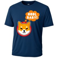 Shiba Inu Hodl Baby Cooling Performance Crew T-Shirt