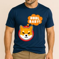 Shiba Inu Hodl Baby Cooling Performance Crew T-Shirt