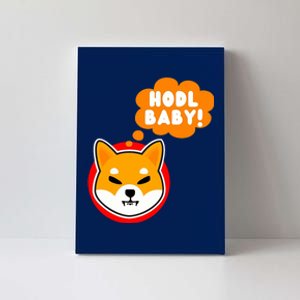 Shiba Inu Hodl Baby Canvas