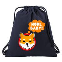 Shiba Inu Hodl Baby Drawstring Bag
