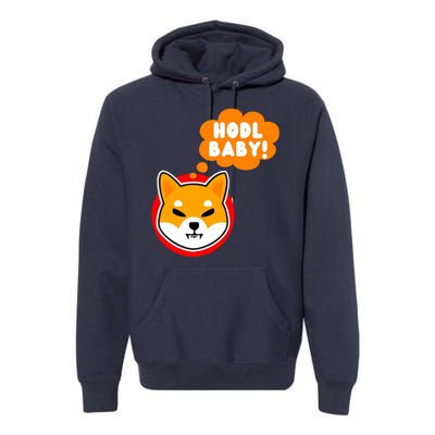 Shiba Inu Hodl Baby Premium Hoodie