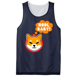 Shiba Inu Hodl Baby Mesh Reversible Basketball Jersey Tank