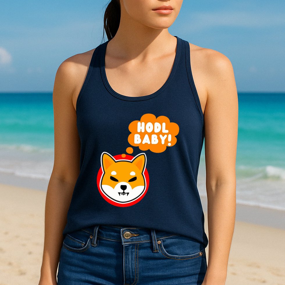 Shiba Inu Hodl Baby Womens Tank Top