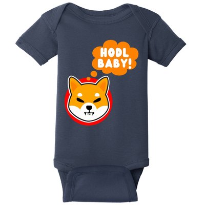Shiba Inu Hodl Baby Baby Bodysuit