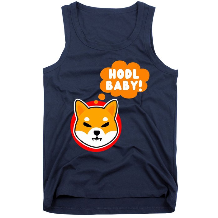 Shiba Inu Hodl Baby Tank Top