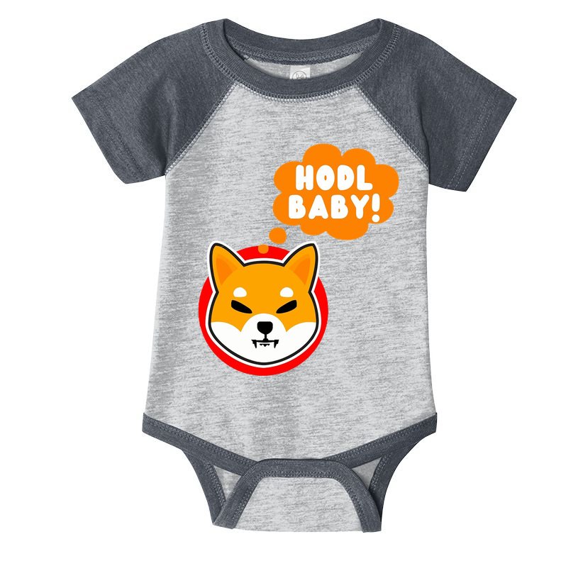 Shiba Inu Hodl Baby Infant Baby Jersey Bodysuit