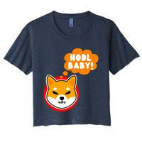 Shiba Inu Hodl Baby Women's Crop Top Tee