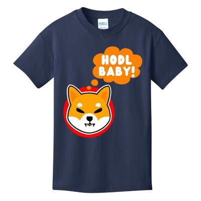Shiba Inu Hodl Baby Kids T-Shirt