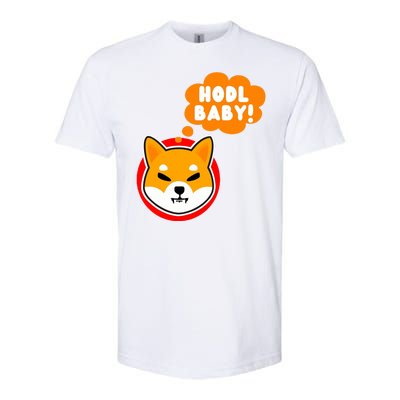 Shiba Inu Hodl Baby Softstyle® CVC T-Shirt