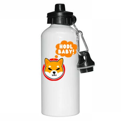 Shiba Inu Hodl Baby Aluminum Water Bottle 