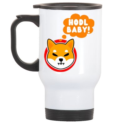 Shiba Inu Hodl Baby Stainless Steel Travel Mug