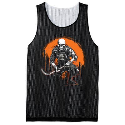 Skeleton Ice Hockey T Ee Halloween Funny Skull Gifts Graphic Mesh Reversible Basketball Jersey Tank