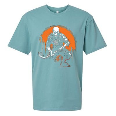 Skeleton Ice Hockey T Ee Halloween Funny Skull Gifts Graphic Sueded Cloud Jersey T-Shirt