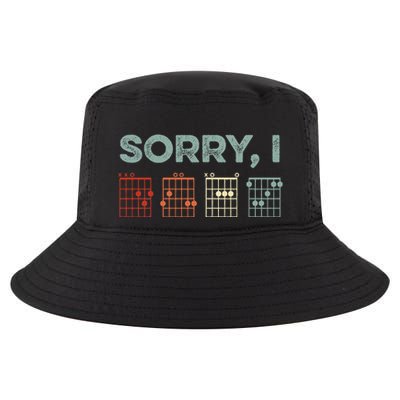 Sorry IDGAF Hidden Message Guitar Chords Music Note Cool Comfort Performance Bucket Hat