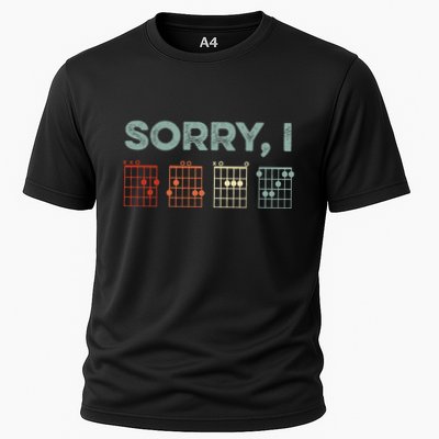 Sorry IDGAF Hidden Message Guitar Chords Music Note Performance Shirt