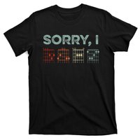 Sorry IDGAF Hidden Message Guitar Chords Music Note T-Shirt