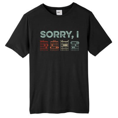 Sorry IDGAF Hidden Message Guitar Chords Music Note Tall Fusion ChromaSoft Performance T-Shirt