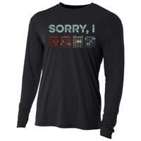 Sorry IDGAF Hidden Message Guitar Chords Music Note Cooling Performance Long Sleeve Crew