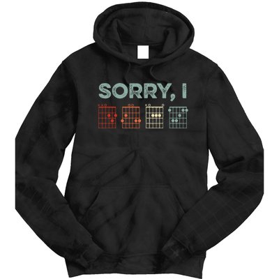 Sorry IDGAF Hidden Message Guitar Chords Music Note Tie Dye Hoodie