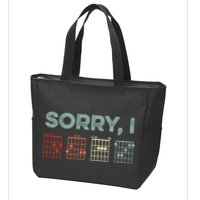 Sorry IDGAF Hidden Message Guitar Chords Music Note Zip Tote Bag