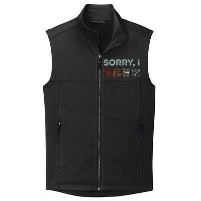 Sorry IDGAF Hidden Message Guitar Chords Music Note Collective Smooth Fleece Vest