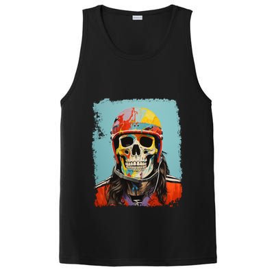 Skeleton Ice Hockey Great Gift PosiCharge Competitor Tank