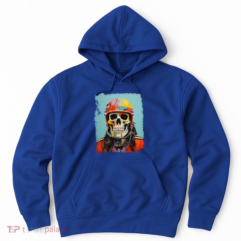 Skeleton Ice Hockey Great Gift Hoodie