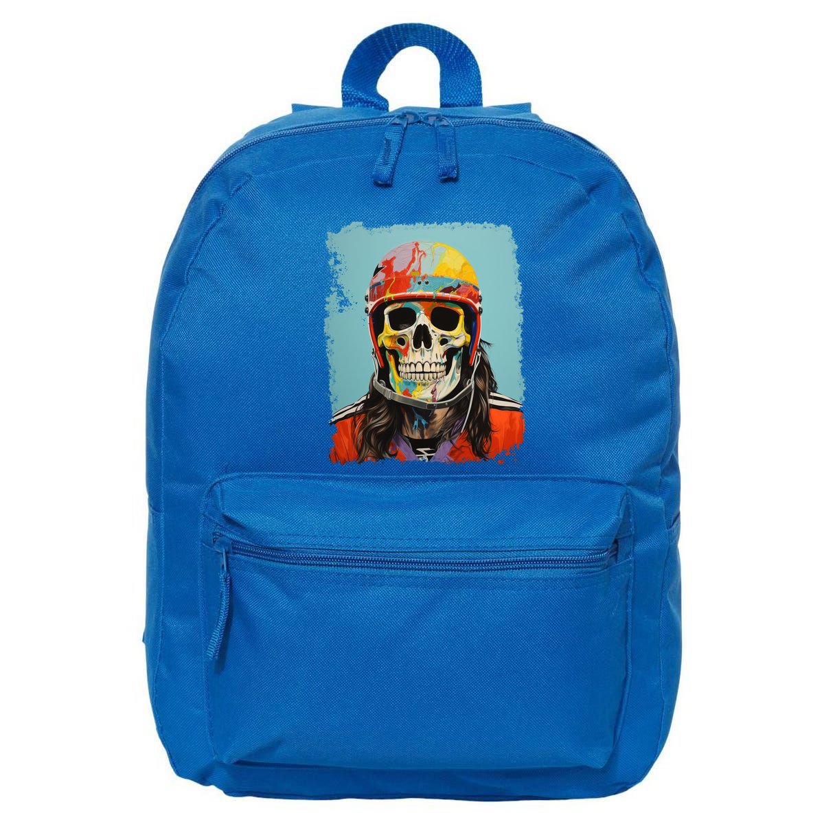 Skeleton Ice Hockey Great Gift 16 in Basic Backpack