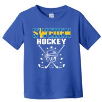 Sweden Ice Hockey Fans Jersey Support Swedish Hockey Team Funny Gift Toddler T-Shirt