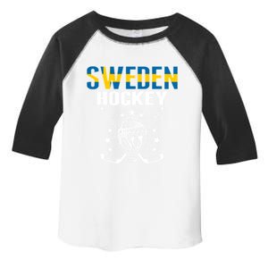 Sweden Ice Hockey Fans Jersey Support Swedish Hockey Team Funny Gift Toddler Fine Jersey T-Shirt