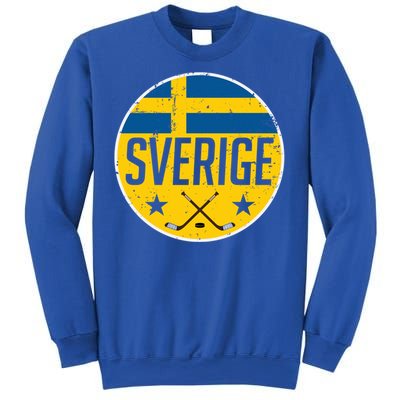 Sweden Ice Hockey Flag Jersey Supporter Sverige Fan Gift Meaningful Gift Sweatshirt