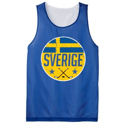 Sweden Ice Hockey Flag Jersey Supporter Sverige Fan Gift Meaningful Gift Mesh Reversible Basketball Jersey Tank