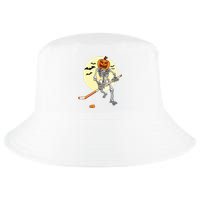 Skeleton Ice Hockey Halloween Cool Pumpkin Boy Cool Comfort Performance Bucket Hat