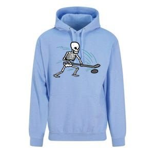 Skeleton Ice Hockey Halloween Costume Boy Unisex Surf Hoodie