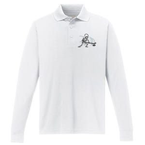 Skeleton Ice Hockey Halloween Costume Boy Performance Long Sleeve Polo