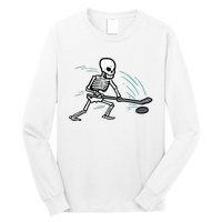 Skeleton Ice Hockey Halloween Costume Boy Long Sleeve Shirt