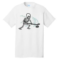 Skeleton Ice Hockey Halloween Costume Boy Tall T-Shirt