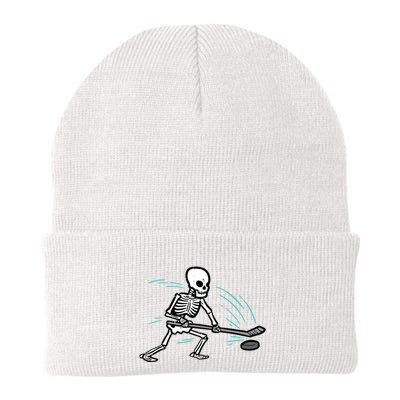 Skeleton Ice Hockey Halloween Costume Boy Beanie