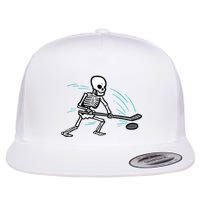 Skeleton Ice Hockey Halloween Costume Boy Flatbill Hat