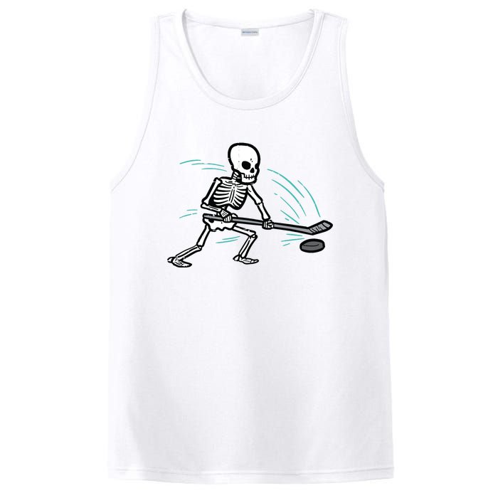 Skeleton Ice Hockey Halloween Costume Boy PosiCharge Competitor Tank