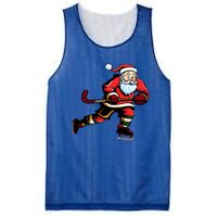 Santa Ice Hockey Lover Player Christmas Gift Mesh Reversible Basketball Jersey Tank