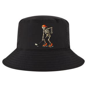 Skeleton Ice Hockey Halloween Costume Cool Comfort Performance Bucket Hat