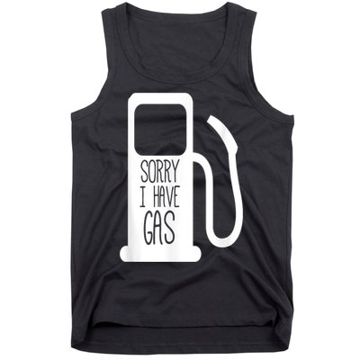 Sorry I Have Gas Funny Fart Toilet Humor Pump Tank Top