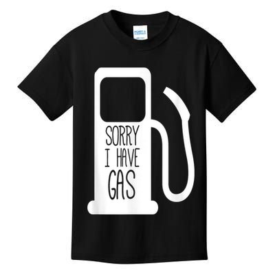 Sorry I Have Gas Funny Fart Toilet Humor Pump Kids T-Shirt
