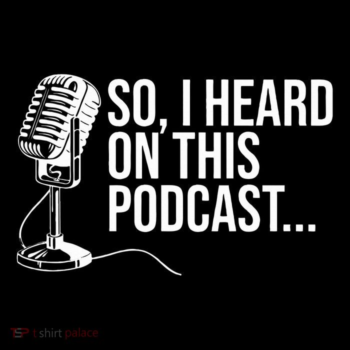 So I Heard on This Podcast Novelty Microphone Funny  Button