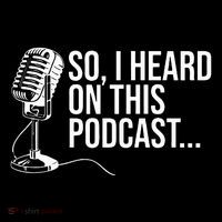 So I Heard on This Podcast Novelty Microphone Funny  Drawstring Bag