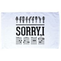 Sorry IDGAF Hidden Message Music Note Dgaf Guitar Chords Microfiber Hand Towel