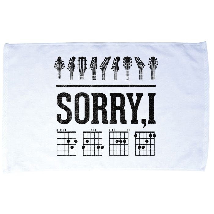 Sorry IDGAF Hidden Message Music Note Dgaf Guitar Chords Microfiber Hand Towel